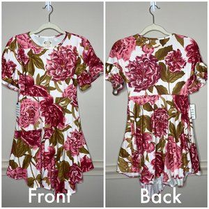 Joyfolie Mia Joy floral ruffle dress